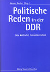 Buchcover Politische Reden in der DDR