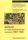Buchcover Jahrbuch der Johann-Gottfried-Schnabel-Gesellschaft / Jahrbuch der Johann-Gottfried-Schnabel-Gesellschaft 1997-1999