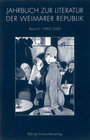 Buchcover Jahrbuch zur Literatur der Weimarer Republik