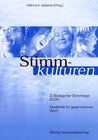 Buchcover Stimmkulturen