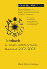 Buchcover Jahrbuch der Johann-Gottfried-Schnabel-Gesellschaft 2002-2003