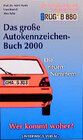 Buchcover Das große Autokennzeichenbuch
