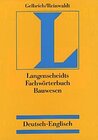 Buchcover Langenscheidts Fachwörterbuch Bauwesen