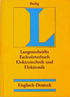 Buchcover Langenscheidts Fachwörterbuch Elektrotechnik und Elektronik