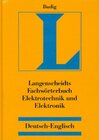 Buchcover Langenscheidt Fachwörterbuch Elektrotechnik und Elektronik Englisch