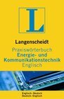 Buchcover Langenscheidt Praxiswörterbuch Energie- und Kommunikationstechnik Englisch