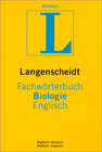 Buchcover Langenscheidt Fachwörterbuch Biologie Englisch