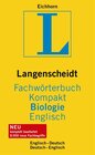Buchcover Langenscheidt Fachwörterbuch Kompakt Biologie Englisch