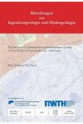 Buchcover The impact of urbanization on groundwater quality. A case study in yogyakarta city - Indonesia