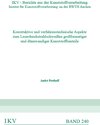 Buchcover Konstruktive und verfahrenstechnische Aspekte zum Laserdurchstrahlschweißen großformatiger und dünnwandiger Kunststoffba