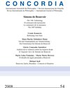 Buchcover Concordia - Internationale Zeitschrift für Philosophie Heft 54