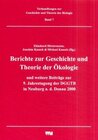 Buchcover Berichte zur Geschichte und Theorie der Ökologie und weitere Beiträge zur 9. Jahrestagung der DGGTB in Neuburg a. d. Don