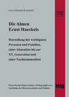 Buchcover Die Ahnen Ernst Haeckels