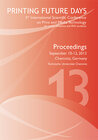 Buchcover Printing Future Days 2013