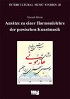 Buchcover Ansätze zu einer Harmonielehre der persischen Kunstmusik