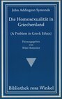 Buchcover Die Homosexualität in Griechenland