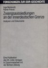 Buchcover Zwangsaussiedlungen an der innerdeutschen Grenze
