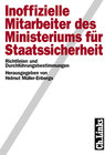 Buchcover Inoffizielle Mitarbeiter des Ministeriums für Staatssicherheit