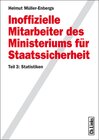 Buchcover Inoffizielle Mitarbeiter des Ministeriums für Staatssicherheit