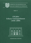 Buchcover 150 Jahre Erfurter Unionsparlament (1850-2000)