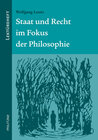 Buchcover Staat und Recht im Fokus der Philosophie