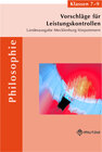 Buchcover Vorschläge für Leistungskontrollen Philosophie in den Klassen 7-9