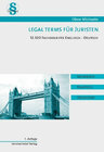 Buchcover Legal terms für Juristen