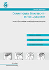 Buchcover eBook Definitionen Strafrecht - schnell gemerkt