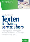 Buchcover Texten für Trainer, Berater, Coachs