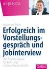 Buchcover Erfolgreich im Vorstellungsgespräch und Jobinterview