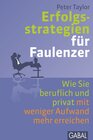 Buchcover Erfolgsstrategien für Faulenzer
