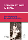 Buchcover German Studies in India