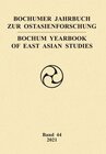 Buchcover Bochumer Jahrbuch zur Ostasienforschung