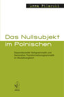 Buchcover Das Nullsubjekt im Polnischen