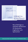 Buchcover Raumlinguistik und Sprachkontrast