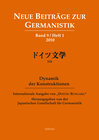 Buchcover Dynamik der Konstruktionen. 2010