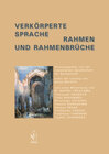 Buchcover Verkörperte Sprache – Rahmen und Rahmenbrüche