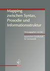 Buchcover Mapping zwischen Syntax, Prosodie und Informationsstruktur