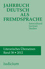 Buchcover Jahrbuch Deutsch als Fremdsprache, Bd. 38/2012