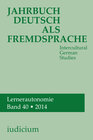 Buchcover Jahrbuch Deutsch als Fremdsprache Band 40 / 2014