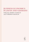 Buchcover Business Economics in Japan and Germany
