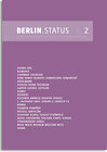 Buchcover Berlin.Status 2