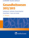 Buchcover Leonhart Taschen-Jahrbuch Gesundheitswesen 2012/2013