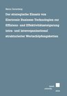 Buchcover Der strategische Einsatz von Electronic Business-Technologien zur Effizienz- und Effektivitätssteigerung intra- und inte