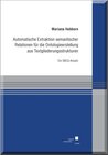 Buchcover Automatische Extraktion semantischer Relationen für die Ontologieerstellung aus Textgliederungsstrukturen
