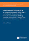 Buchcover Dimensions interculturelles de la formation internationale universitaire