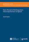 Buchcover Slavic receptive multilingualism