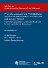 Buchcover Protestbewegungen und Protestkulturen im deutsch-französischen, europäischen und globalen Kontext : Soziale Akteure, pol