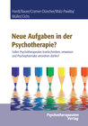 Buchcover Neue Aufgaben der Psychotherapie?