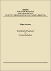 Buchcover Friedrich Paschen als Hochschullehrer